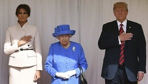Трамп, сша, королева, великобритания, Елизавета II