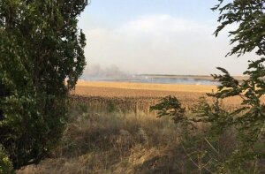 донецкая область, мариуполь, взрывы, склад, боеприпасы, пожар, происшествия, фото