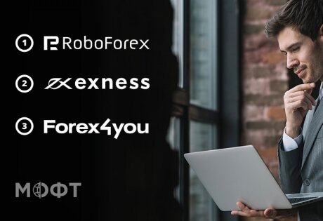 RoboForex, Forex4you, Exness – лидеры рынка. Рейтинг Форекс брокеров МОФТ