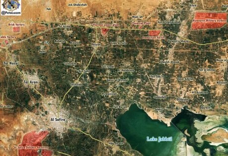 Карта боевых действий в Сирии и баз российской армии от 28.09.15